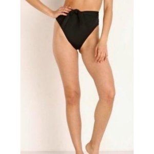 MARA HOFFMAN black Goldie Nero bikini bottoms size small